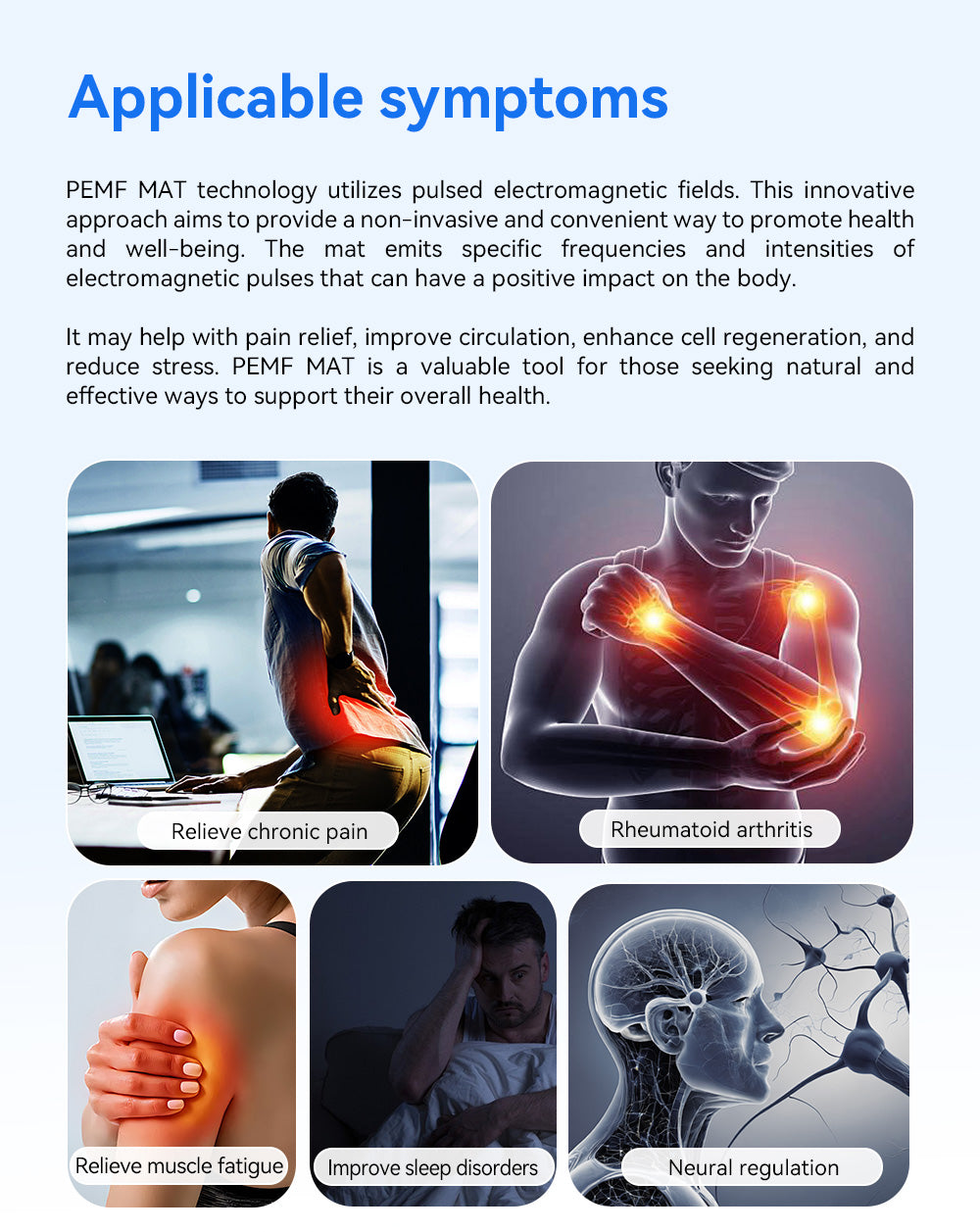 MagniPulse Matrac PEMF 200x60cm