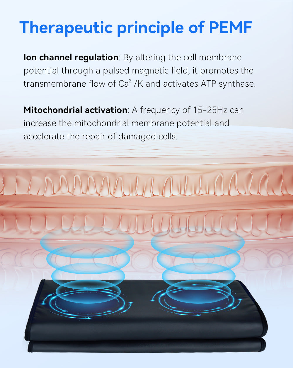 MagniPulse Matrac PEMF 200x60cm